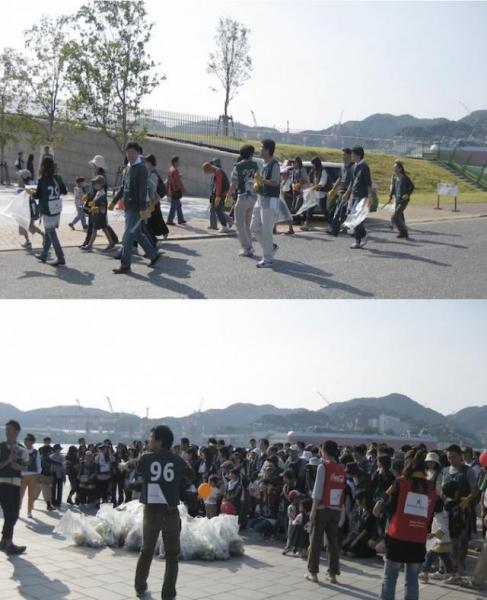 AIGスター生命コラボそうじ＠長崎　レポート画像