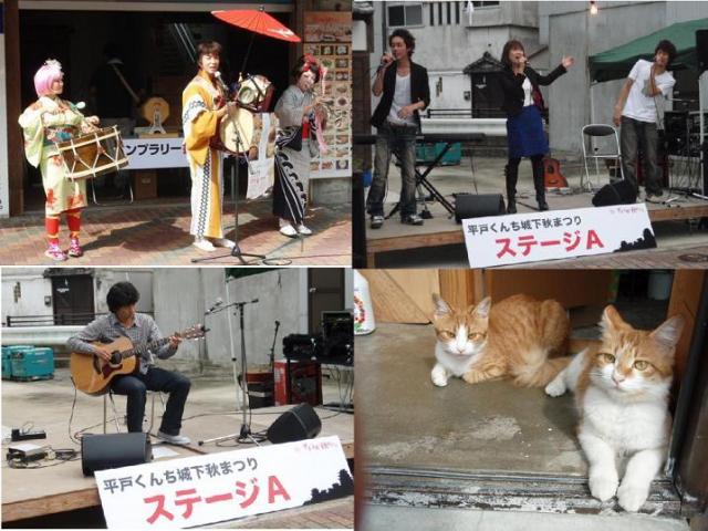 10月23日＆24日　平戸くんち城下秋まつりに参加しました。画像