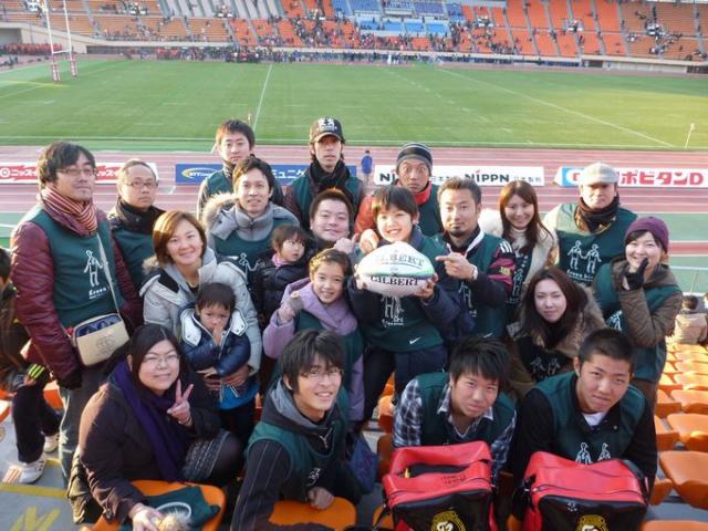 ラグビー大学選手権大会決勝戦!!スタジアムクリーン大作戦☆画像