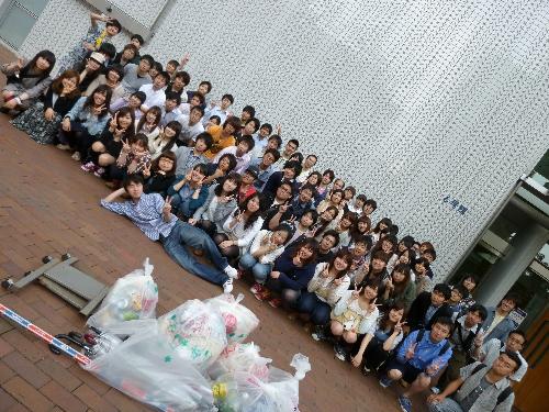 学校へGO!学生チーム&times;東洋大学コラボそうじを行いました！画像