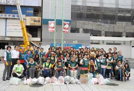 11/9（水）新宿区内の障がい者施設のみなさんとそうじwith新宿マルイ本館画像