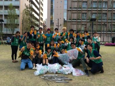 【ごみゼロweek！】学生ボランティア集団NUTS&times;GB学生 ごみゼロそうじ！画像