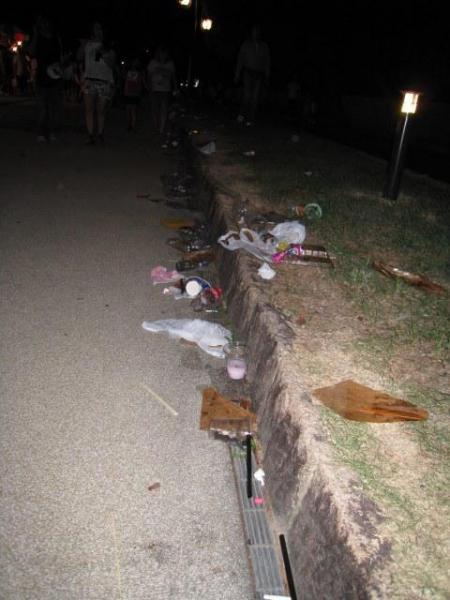 8.1 大濠花火大会　その後はちょっとお掃除！画像