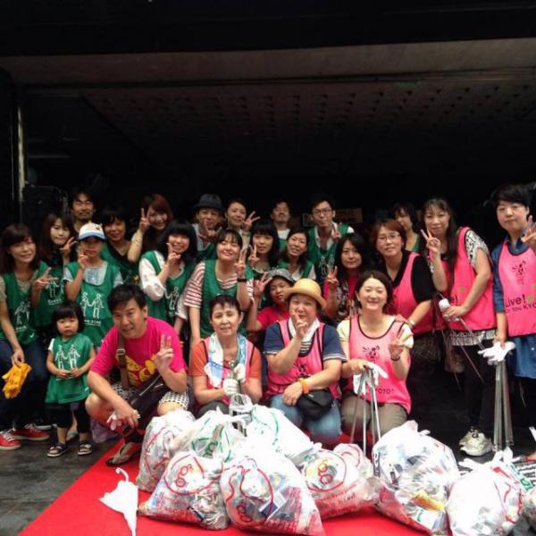 ８月の木屋町おそうじ！画像